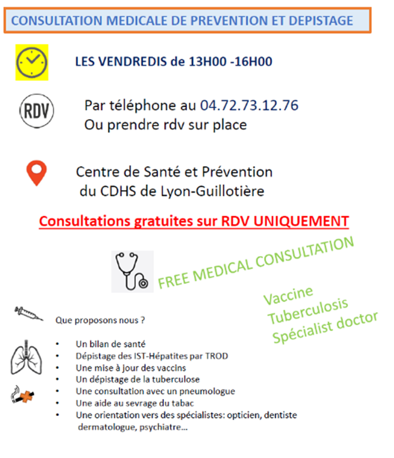 Centre de Santé et de Prévention de Lyon 7ème