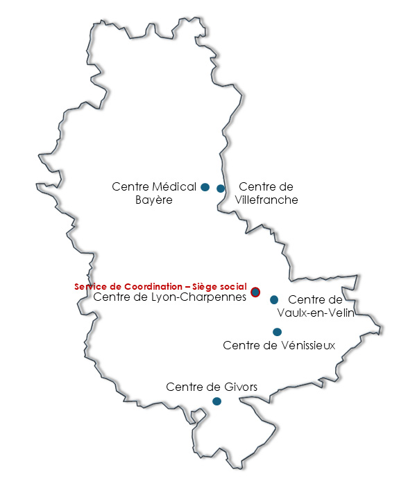 Carte CDHS